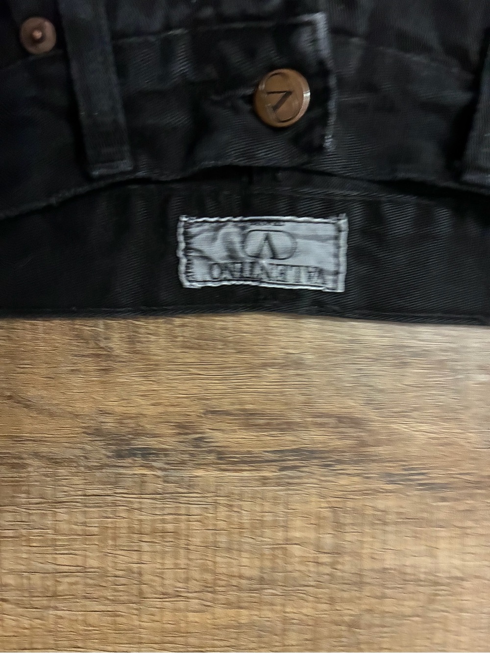 Valentino Black Slim Straight Men's Jeans - Picture 8 of 9